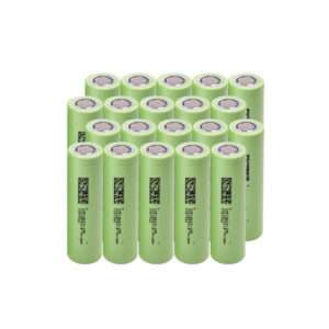 PACK 20 un. Bateria Recarregável Lítio Li-Ion ICR18650-26H 2600mAh 3.7V Green Cell
