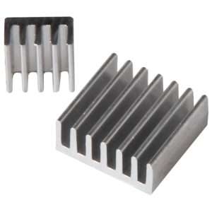 Kit 2 dissipadores de alumínio Raspberry Pi