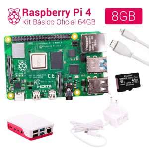 Raspberry Pi 4 8GB Official Basic Kit 64GB