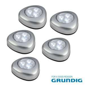 Conjunto 5 Luzes de Presença  LED C/ 3 LEDS GRUNDIG