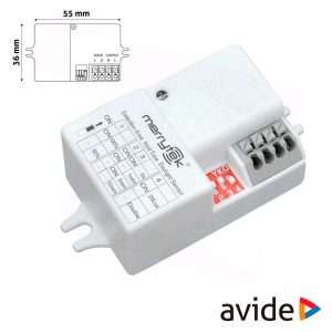 DETECTOR DE MOVIMENTOS MICRO-ONDAS P/ PAINEL LED IP66 AVIDE