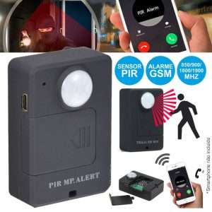 ALARME C/ SENSOR PIR CARTÃO GSM 850/900/1800/1900MHZ