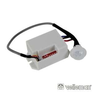Detector De Movimentos Pir Mini P/ Encastrar VELLEMAN