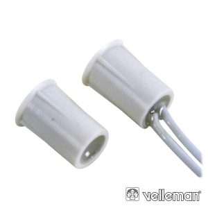 CONTACTO MAGNÉTICO 0.5A 100V DC NORM FECHADO C/ CABO 25CM