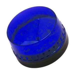 Sinalizador LED Intermitente Azul 12V Ø72.8x63mm