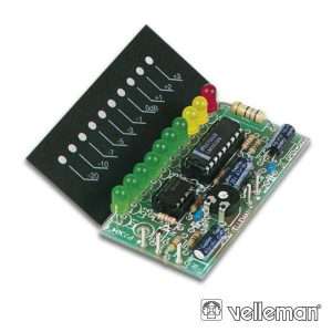 KIT MEDIDOR VU 1x10 LEDS MONO VELLEMAN