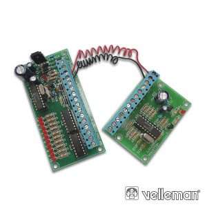 KIT COMANDO À DISTANCIA C/ 2 FIOS E 10 CANAIS VELLEMAN