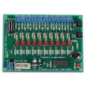 KIT GERADOR EFEITOS LUZ DE 10 CANAIS VELLEMAN