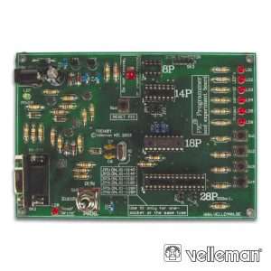 KIT PROGRAMADOR PIC C/ BOARD DE TESTES VELLEMAN