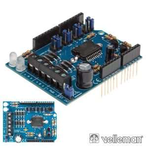 MOTOR E POWER SHIELD P/ ARDUINO VELLEMAN