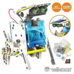 KIT ROBOT SOLAR EDUCATIVO 14 EM 1 VELLEMAN