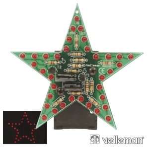 KIT ESTRELA LED INTERMITENTE VERMELHO VELLEMAN