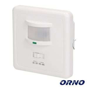 Detector De Movimentos E Som Pir P/ Encastrar Branco ORNO