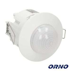 Detector De Movimentos Pir P/ Encastrar Branco ORNO