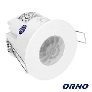 Detetor de Movimentos Pir P/ Encastrar Branco ORNO