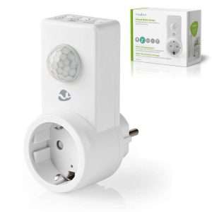 Detector de Movimento PIR C/ Ficha Tipo F NEDIS