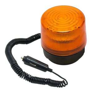 Sinalizador LED Intermitente Laranja 12V Ficha Isqueiro