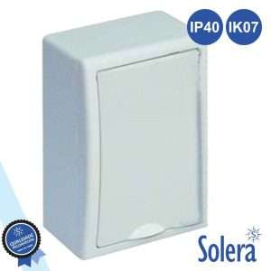 CAIXA DISTRIBUIÇÃO ELÉTRICA 4 ELEMENTOS IP40 IK07 SOLERA