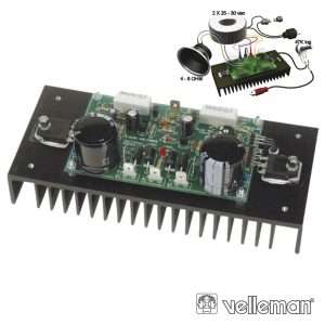 KIT AMPLIFICADOR DE POTÊNCIA 200W VELLEMAN