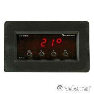 TERMÓMETRO DIG PAINEL C/ VISUALIZAÇÃO TEMPERATURA MIN-MAX