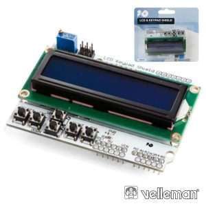 MÓDULO LCD E TECLADO P/ ARDUINO VELLEMAN