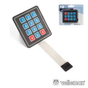 TECLADO DE MEMÓRIA MATRIX 3X4 VELLEMAN