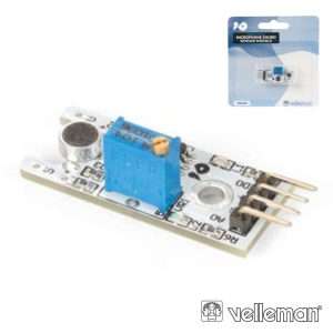 MÓDULO SENSOR DE SOM C/ MICROFONE P/ ARDUINO VELLEMAN