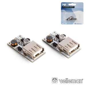 MÓDULO CONVERSOR DC 2.5-5V 600mA P/ USB 5V VELLEMAN