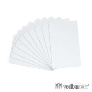 CARTÕES IDENTIFICAÇÃO PROGRAMAÇÃO RF 10X VELLEMAN