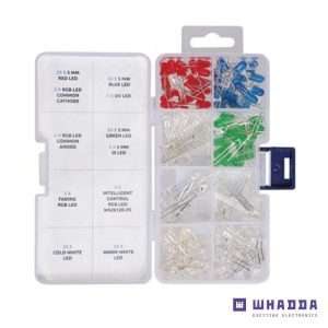 Conjunto de 130 LEDS Várias Cores WHADDA