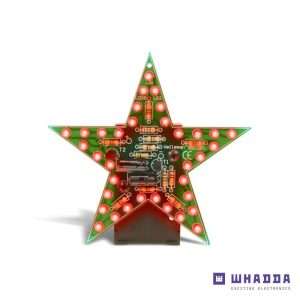 Kit Estrela LED Intermitente Vermelho VELLEMAN