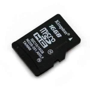 Cartão de memória microSD 16GB Kingston (usado)