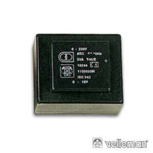 TRANSFORMADOR ENCAPSULADO 0.7VA 2x9V 2x0.039A