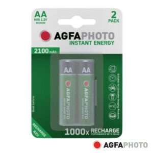 Pilha Recarreg?vel AA 1.2V 2100mAh 2x Blister AGFAPHOTO