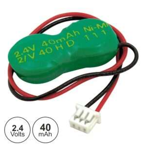 BATERIA NI-MH 2.4V 40MA FICHA GB40x2