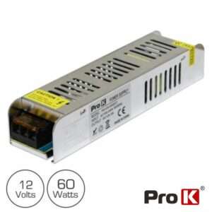 FONTE DE ALIMENTA??O INDUSTRIAL SLIM 12V 60W 5A PROK