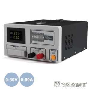 FONTE DE ALIMENTA??O DIGITAL 0-30V / 0-60A VELLEMAN
