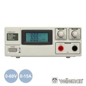 FONTE DE ALIMENTA??O DIGITAL 0-60V / 0-15A VELLEMAN