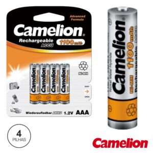BATERIA NI-MH AAA1.2V 1100MA 4X BLISTER CAMELION