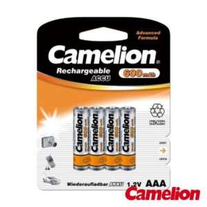 Bateria Ni-Mh AAA 1.2V 900ma 4x Blister CAMELION