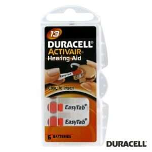 Pilha Bot?o DA13 Hearing Aid 6x Blister DURACELL
