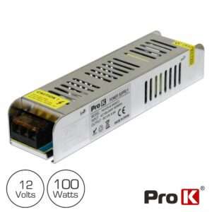 FONTE DE ALIMENTA??O INDUSTRIAL SLIM 12V 100W 8.5A PROK